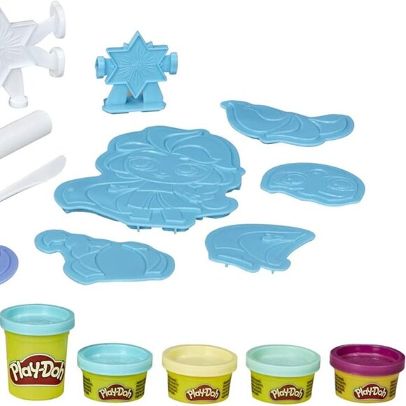 Brand New ❄️Play-Doh Frozen Anna & Elsa Create Set - Picture 5 of 14